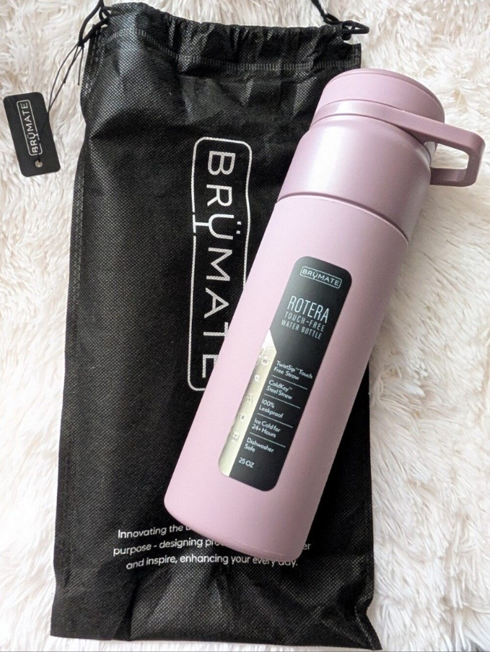 Brumate Rotera 25 Oz Tumbler Lilac Dusk NWT
